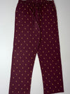 Polo Ralph Lauren Maroon All-Over Pony Print Lounge Pants (W:34) (L:42)
