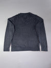 Tommy Hilfiger Pima Cotton Cashmere V-Neck Sweater – Charcoal (M)