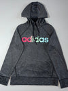 Adidas Climawarm Grey Hoodie Colorblock Logo (S)