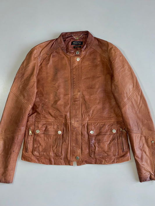 Massimo Dutti original Pure Leather Jacket (S)