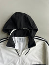 Adidas Originals 3-Stripes Colorblock Half-Zip Hooded Anorak Windbreaker(L)