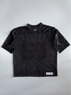 Nice Ghost Club | #55 Tonal Star Graphic Mesh Football Jersey | Black (XL)