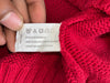 Chaps Red Ribbed Knit Sweater(2XL)