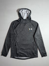 Under Armour | Charcoal ColdGear Fitted Funnel Neck Hoodie (S)