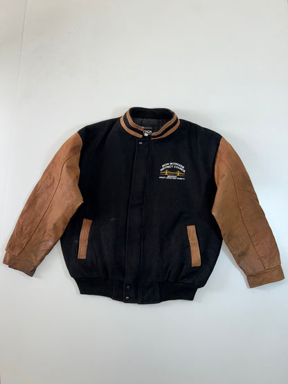 ZSuper Premium Varsity Jacket Original Leather (XL)