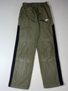 Nike Nylon Track Pants – Olive/Black  (W:26) (L:41)
