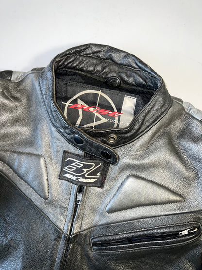 ZSuper Premium Original BOSE Leather Racing JACKET (PADDED (XS/S)