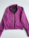 Y2K DC Shoes Reversible Monogram Bomber Jacket Women's (S)
