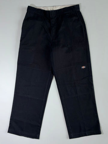 Dickies Black Double-Knee Work Pants (W:36|L:42)
