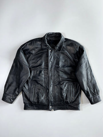 Super Premium Original Leather Oversized Jacket (2Xl)