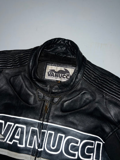 ZVanucci Original Leather Racing jacket (RARE) (PADDED) (S)