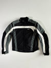 AXO Racing Dept. Grey-Black Moto Jacket Padded (M)