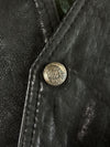 Dakota Concho-Button Leather Vest (XL)