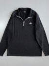 Adidas | 1/4 Zip Fleece Pullover | Black (M)