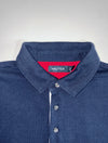 Nautica Navy Long Sleeve Polo Shirt (XL)