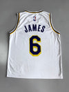 Nike NBA Los Angeles Lakers LeBron James #6 Association Edition Jersey (S/M)