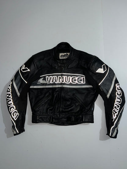 ZVanucci Original Leather Racing jacket (RARE) (PADDED) (S)