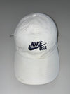 Vintage Nike USA White Embroidered Swoosh Baseball Cap (Adjustable)