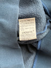 Lacoste Blue Full-Zip Hoodie with Coral Piping – (XL)