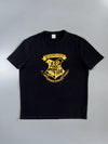 Harry Potter | Hogwarts Crest Tee | Black/Gold (XL)