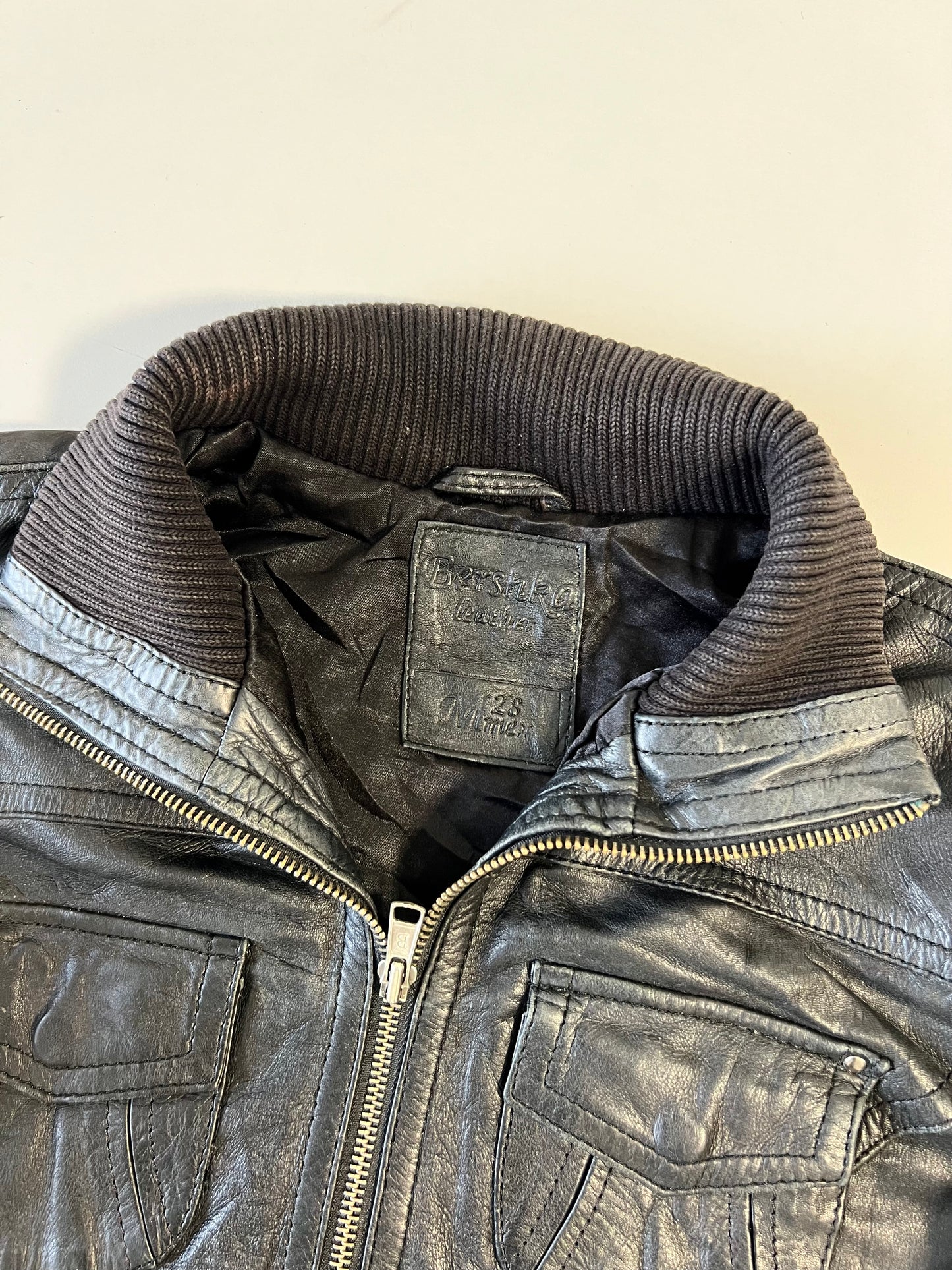 ZBershka Original Leather Jacket (XS)
