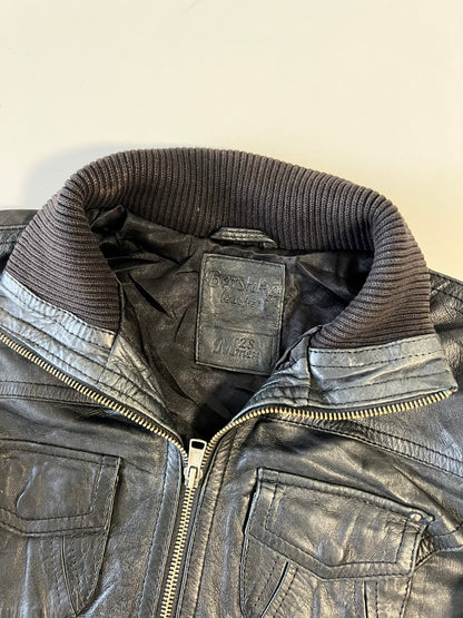ZBershka Original Leather Jacket (XS)