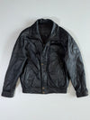 Mostang Italy Mode Quilted Leather Bomber Jacket (M)