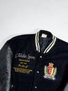 Vintage Adidas Sports International Wool & Leather Varsity Jacket – Black (M)