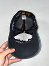CAT Diesel Power Leather Patch Trucker Cap – Tan Black Flexfit, L/XL (61cm)