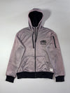 Roots Canada Athletics Heather Purple Fleece-Lined Zip Hoodie – (S/M)