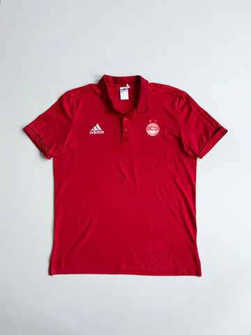 Adidas Aberdeen FC Football Polo Shirt – Red (XL)