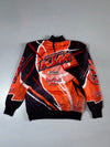 KTM Red Bull Racing Full-Print Zip Jacket (Orange/Black) – MotoGP Style (L)