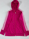 Vintage Adidas Pink Climacool Zip-Up Hooded Track Jacket (S)