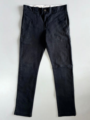 Dickies Black Straight Fit Work Pants (W:30|L:39)