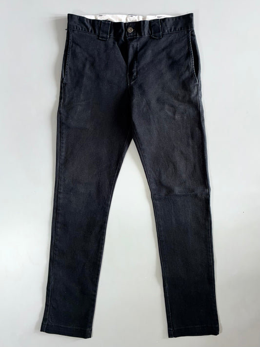 Dickies Black Straight Fit Work Pants (W:30|L:39)