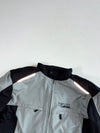 FLM by Polo Grey & Black Textile Motorcycle Jacket – Reflective Panels Padded (L)