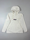 Vintage Fila White Fleece Zip-Up Jacket (M/L)