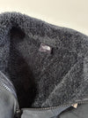 Vintage The North Face Black Fleece Zip-Up Jacket (S)