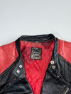 Echt Leder Red & Black Racer Jacket (M/L)