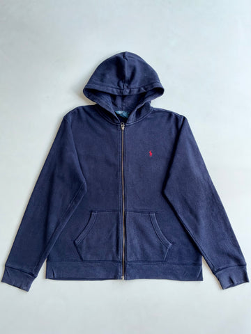 Polo Ralph Lauren Navy Zip-Up Hoodie (L)