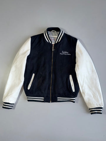 ZVintage Redskins Varsity Jacket With Real Leather Sleeves (S/M)