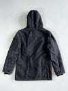 Brooklyn Industries Hooded Parka with Red Quilted Lining – Charcoal (M)