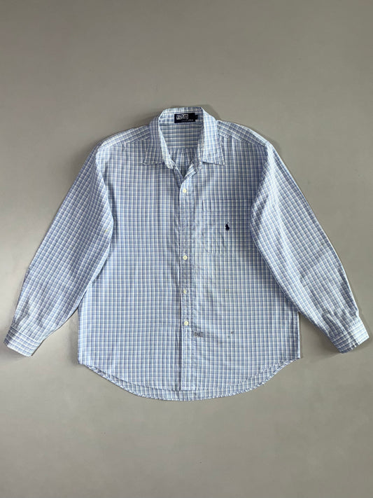 Polo Ralph Lauren Blue Check Shirt (L/XL)