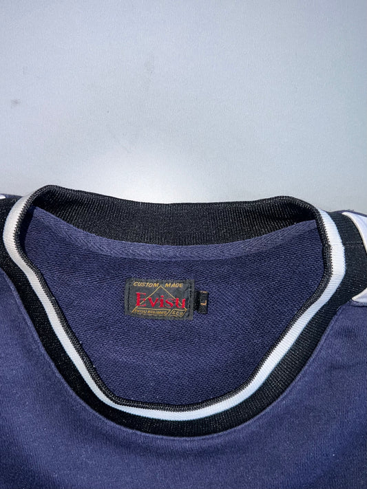Evisu Heritage Custom Made Crewneck Sweatshirt (L)