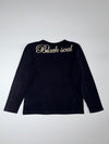 Oniarai Rhinestone Dragon Graphic V-Neck Longsleeve (M)