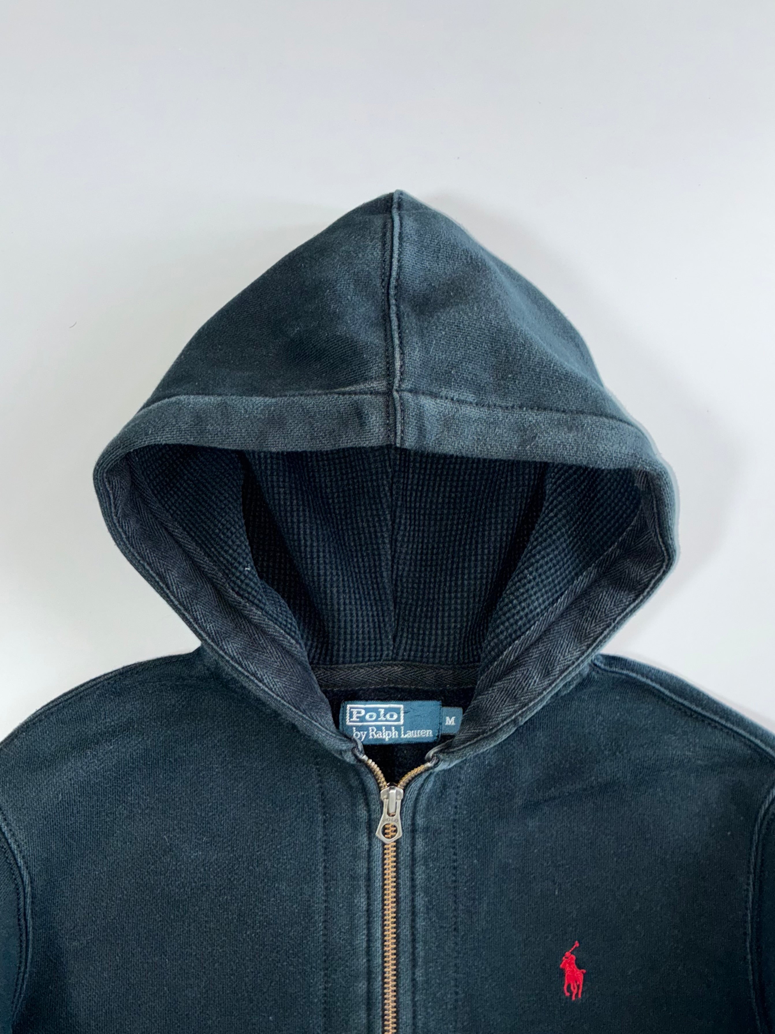Polo Ralph Lauren Faded Black Zip Hoodie (M/L) – Drip Drop Attire