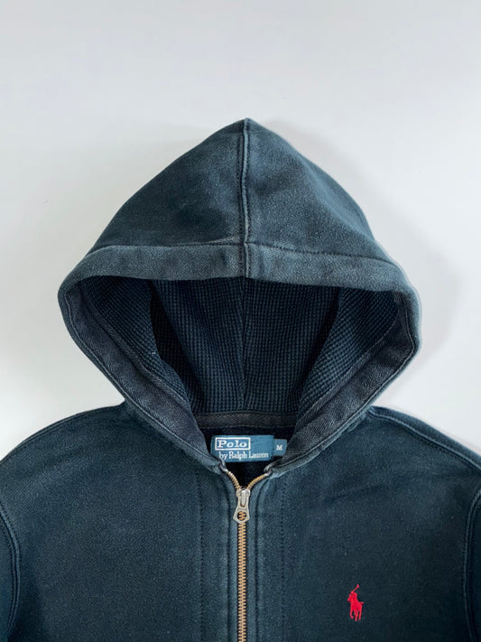 Polo Ralph Lauren Faded Black Zip Hoodie (M/L)