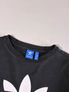Adidas Originals | Black Big Trefoil Sweatshirt | (S)