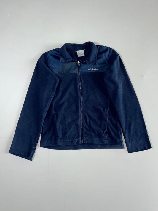 Columbia Navy Blue Full-Zip Fleece Jacket(S)