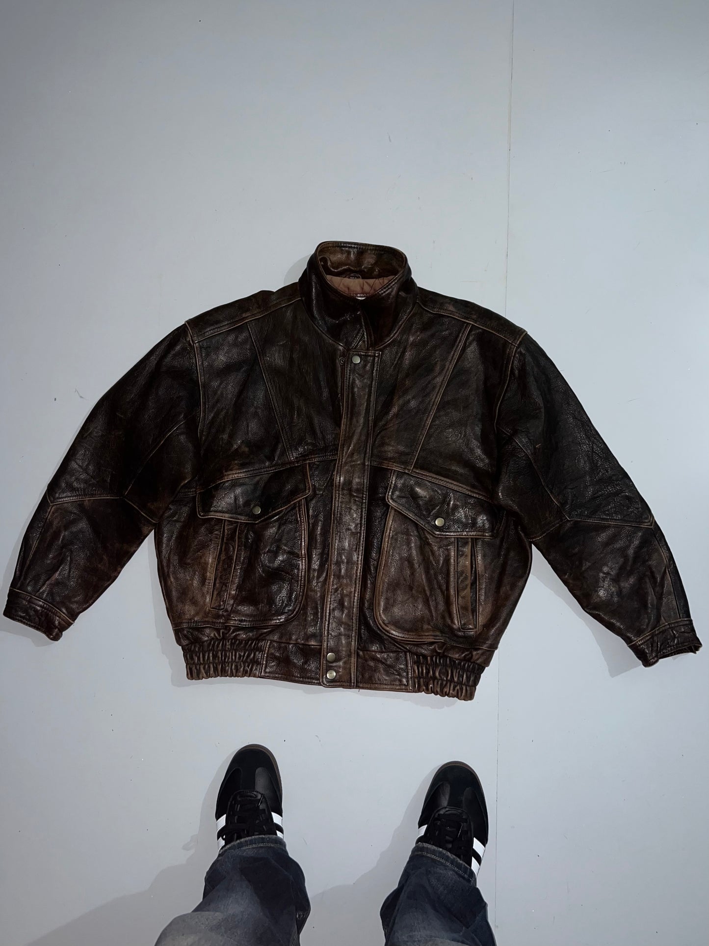 ZSuper Premium Original Leather Jacket (RARE Find) (L/XL)